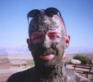 Brad the Mud-Man at the Dead Sea, Isreal